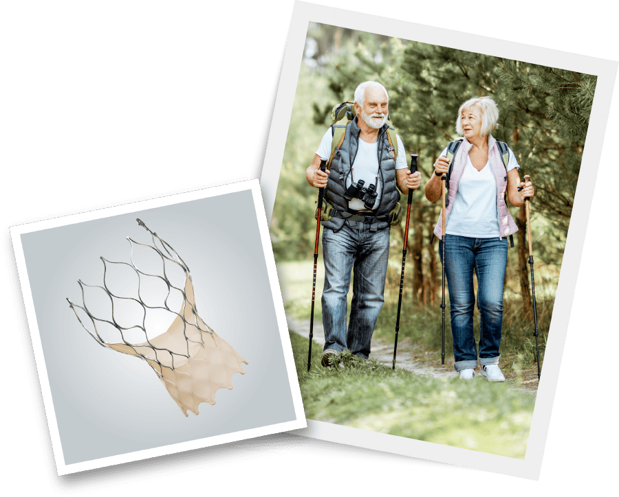 Senior couple Medtronic TAVR patient